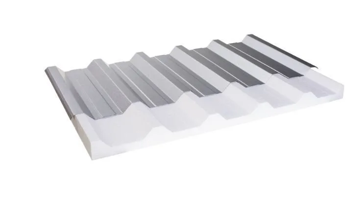 Telha Face Lisa TP40 com espuma EPS — face interna plana Telhas Ivoti