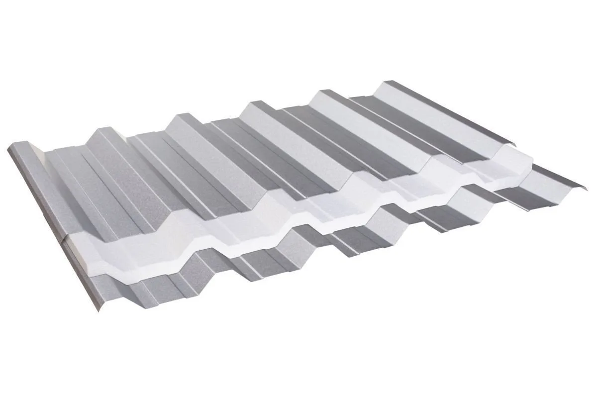 Telha Sanduíche TP40 com EPS — isolamento térmico e acústico Serra Gaúcha